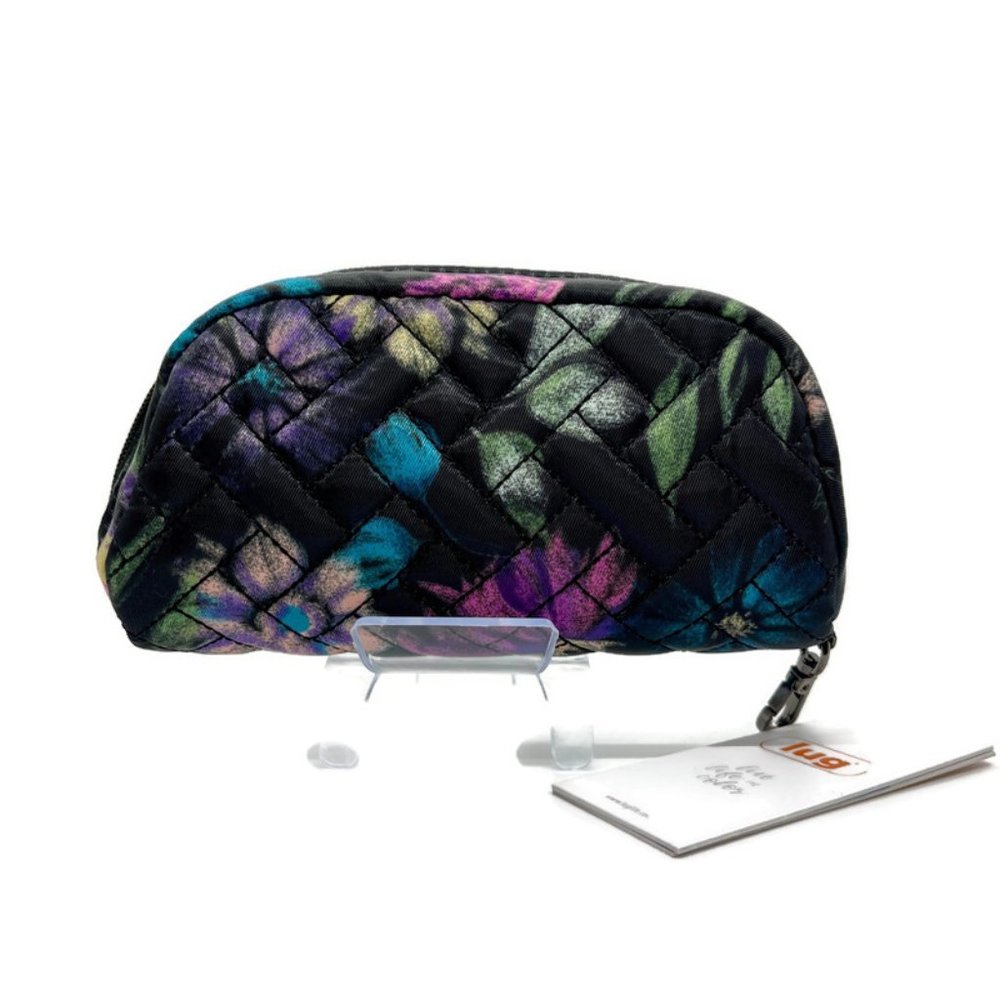 NWT Lug Bobsled Eyeglass Case - Bloom Black Print